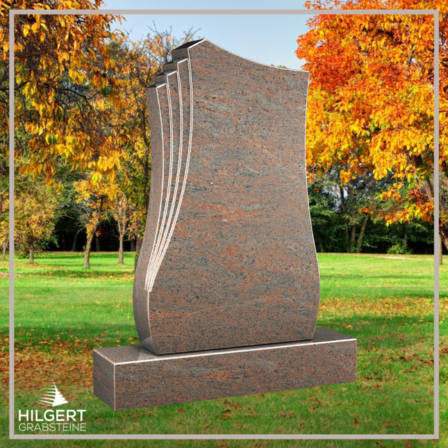 HO-LI-D025 | Hilgert Grabsteine | Stehender Grabstein aus Granit | auch als Urnengrabstein