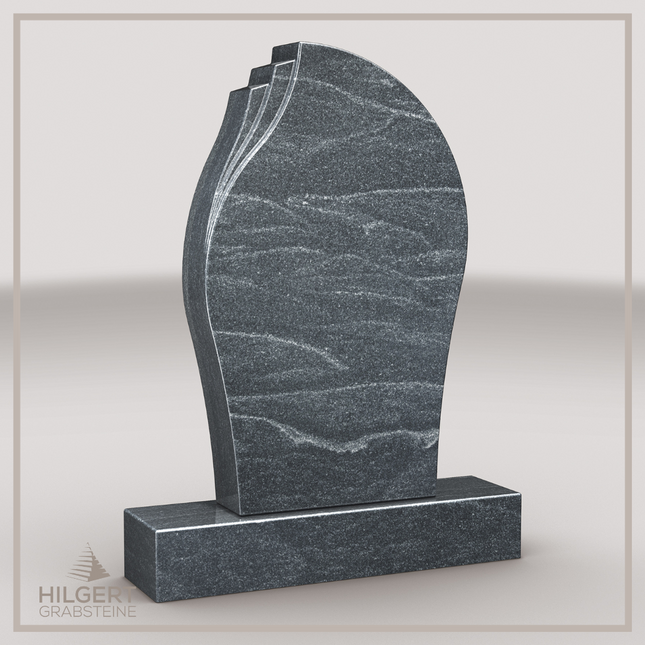 HO-LI-D027 | Hilgert Grabsteine | Stehender Grabstein aus Granit | auch als Urnengrabstein