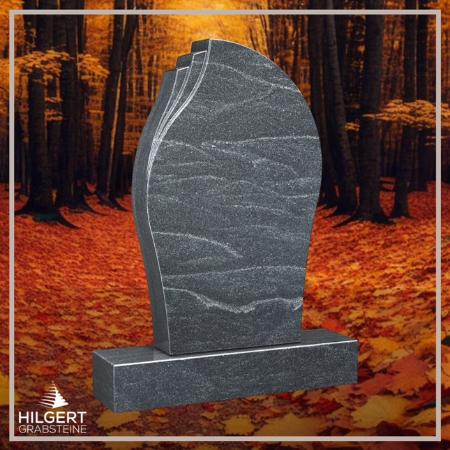 HO-LI-D027 | Hilgert Grabsteine | Stehender Grabstein aus Granit | auch als Urnengrabstein
