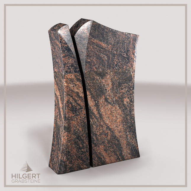 HO-LI-B138 | Hilgert Grabsteine | Stehender Grabstein aus Granit | auch als Urnengrabstein