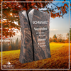 HO-LI-B138 | Hilgert Grabsteine | Stehender Grabstein aus Granit | auch als Urnengrabstein