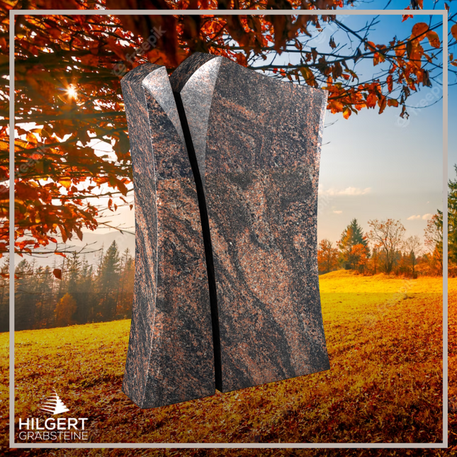 HO-LI-B138 | Hilgert Grabsteine | Stehender Grabstein aus Granit | auch als Urnengrabstein