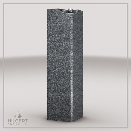 HO-LI-D048 | Hilgert Grabsteine | Stehender Grabstein aus Granit | auch als Urnengrabstein