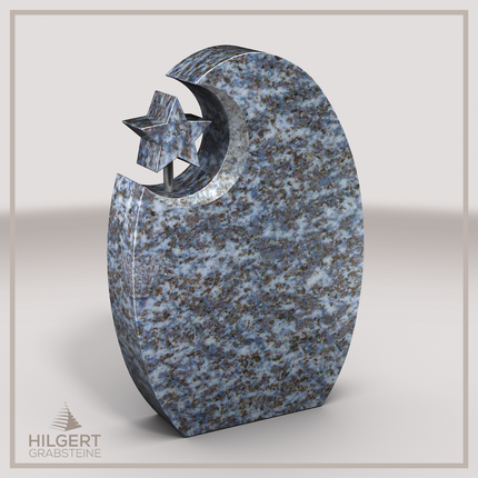 HO-LI-B140 | Hilgert Grabsteine | Stehender Grabstein aus Granit | auch als Urnengrabstein