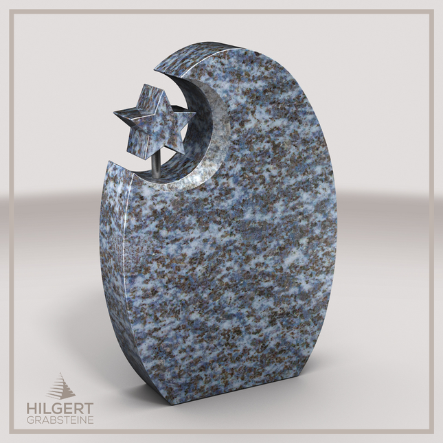HO-LI-B140 | Hilgert Grabsteine | Stehender Grabstein aus Granit | auch als Urnengrabstein