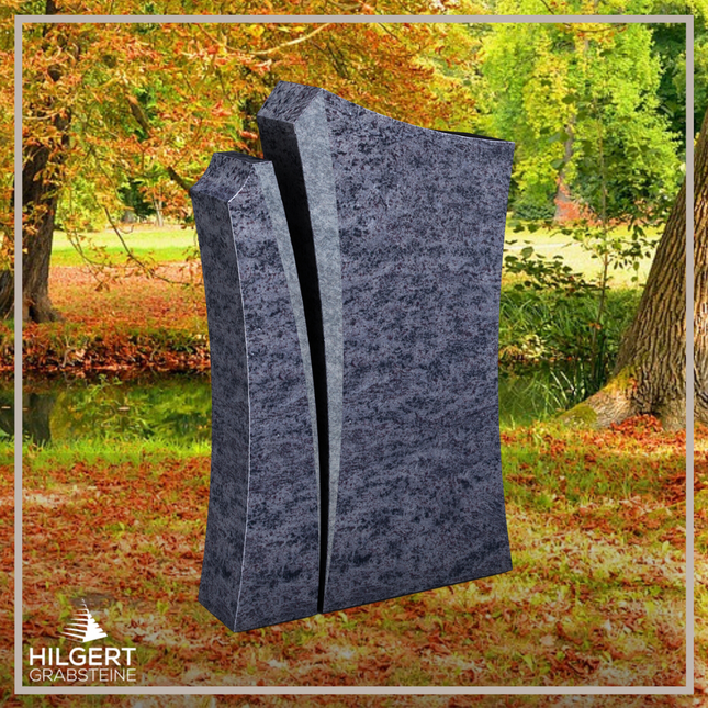 HO-LI-B141 | Hilgert Grabsteine | Stehender Grabstein aus Granit | auch als Urnengrabstein
