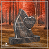 HO-LI-D099 | Hilgert Grabsteine | Stehender Grabstein aus Granit | auch als Urnengrabstein