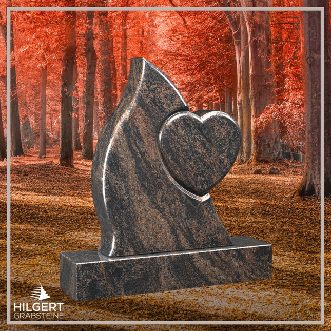 HO-LI-D099 | Hilgert Grabsteine | Stehender Grabstein aus Granit | auch als Urnengrabstein
