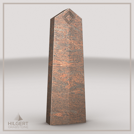HO-LI-D106 | Hilgert Grabsteine | Stehender Grabstein aus Granit | auch als Urnengrabstein