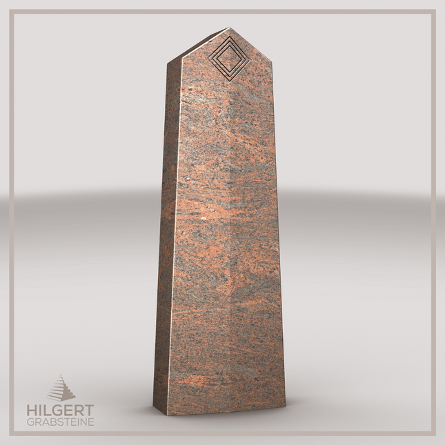 HO-LI-D106 | Hilgert Grabsteine | Stehender Grabstein aus Granit | auch als Urnengrabstein