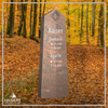 HO-LI-D106 | Hilgert Grabsteine | Stehender Grabstein aus Granit | auch als Urnengrabstein