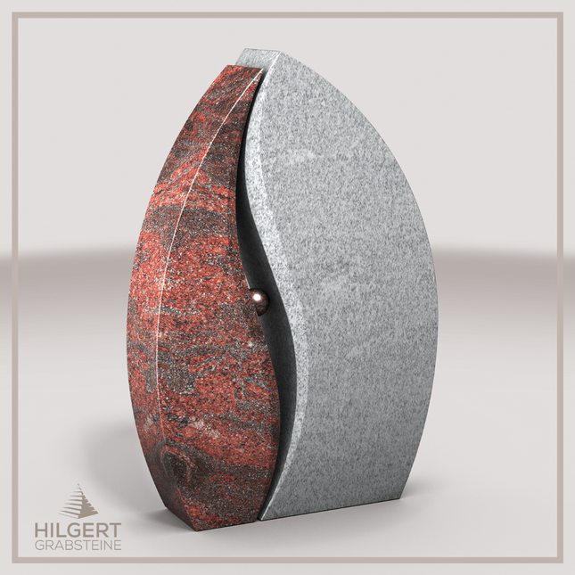 HO-LI-B144 | Hilgert Grabsteine | Stehender Grabstein aus Granit | auch als Urnengrabstein