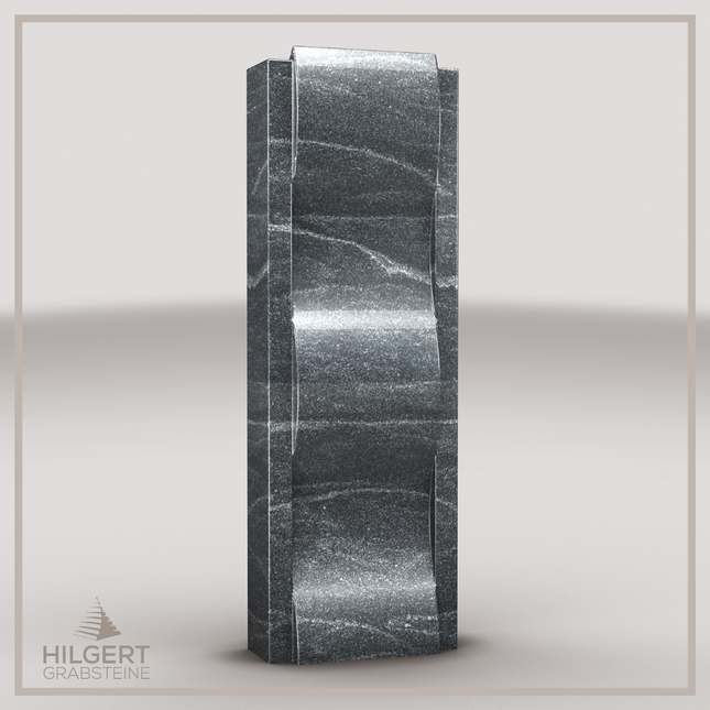 HO-LI-D108 | Hilgert Grabsteine | Stehender Grabstein aus Granit | auch als Urnengrabstein