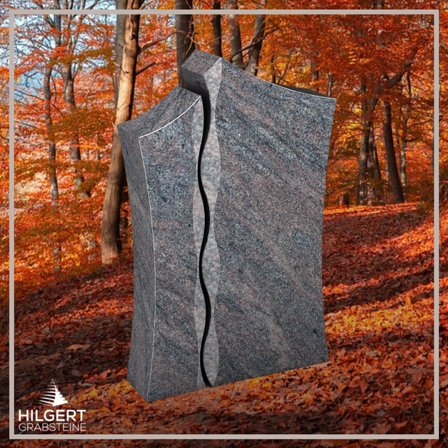 HO-LI-B145 | Hilgert Grabsteine | Stehender Grabstein aus Granit | auch als Urnengrabstein