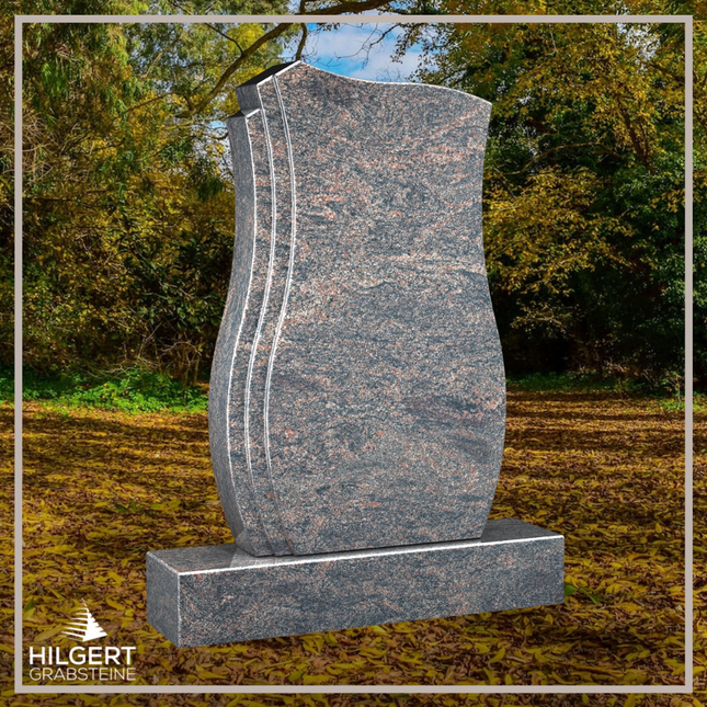 HO-LI-D118 | Hilgert Grabsteine | Stehender Grabstein aus Granit | auch als Urnengrabstein