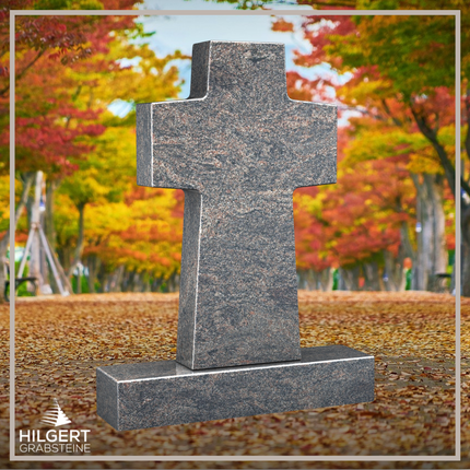 HO-LI-C004 | Hilgert Grabsteine | Stehender Grabstein aus Granit | auch als Urnengrabstein