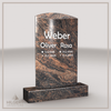 HO-LI-D133 | Hilgert Grabsteine | Stehender Grabstein aus Granit | auch als Urnengrabstein