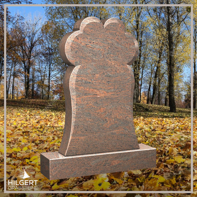 HO-LI-C018 | Hilgert Grabsteine | Stehender Grabstein aus Granit | auch als Urnengrabstein