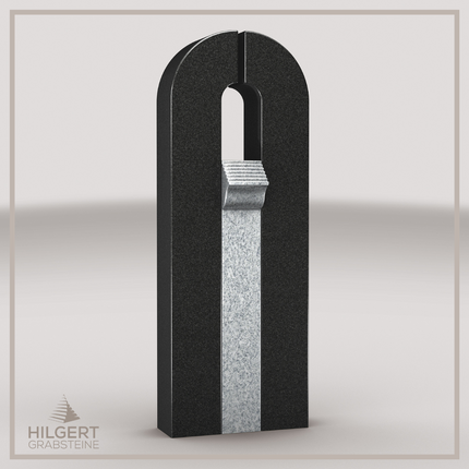 HO-LI-C023 | Hilgert Grabsteine | Stehender Grabstein aus Granit | auch als Urnengrabstein