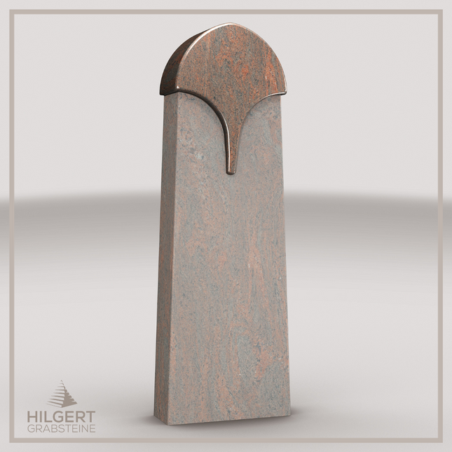 HO-LI-D135 | Hilgert Grabsteine | Stehender Grabstein aus Granit | auch als Urnengrabstein