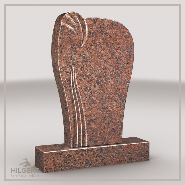 HO-LI-D140 | Hilgert Grabsteine | Stehender Grabstein aus Granit | auch als Urnengrabstein