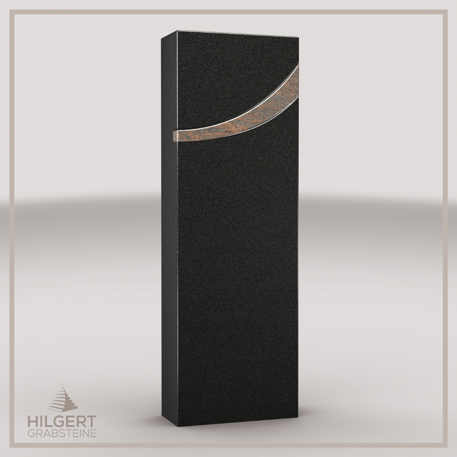 HO-LI-C032 | Hilgert Grabsteine | Stehender Grabstein aus Granit | auch als Urnengrabstein