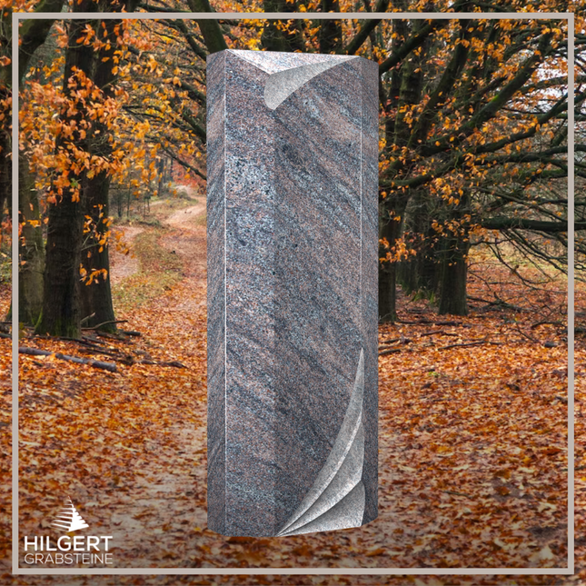 HO-LI-D152 | Hilgert Grabsteine | Stehender Grabstein aus Granit | auch als Urnengrabstein