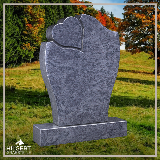 HO-LI-C086 | Hilgert Grabsteine | Stehender Grabstein aus Granit | auch als Urnengrabstein