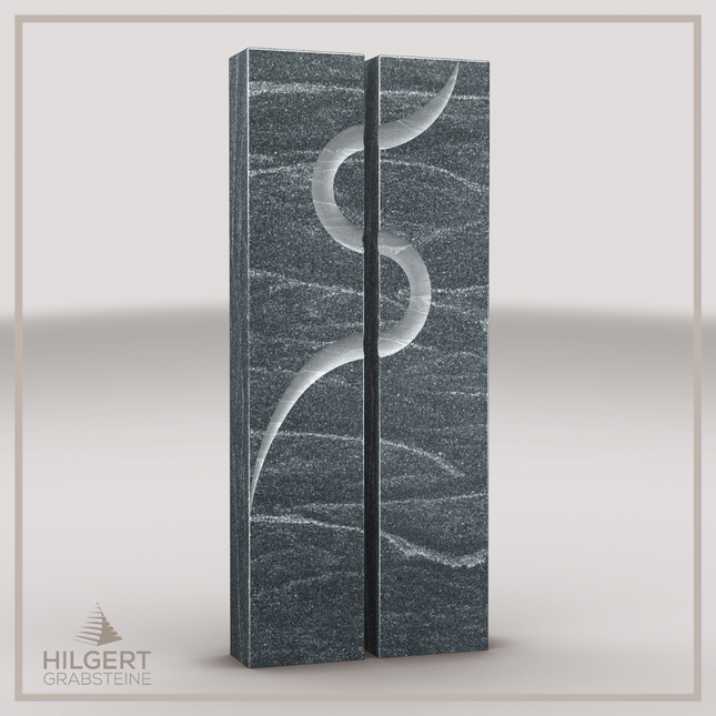 HO-LI-C040 | Hilgert Grabsteine | Stehender Grabstein aus Granit | auch als Urnengrabstein