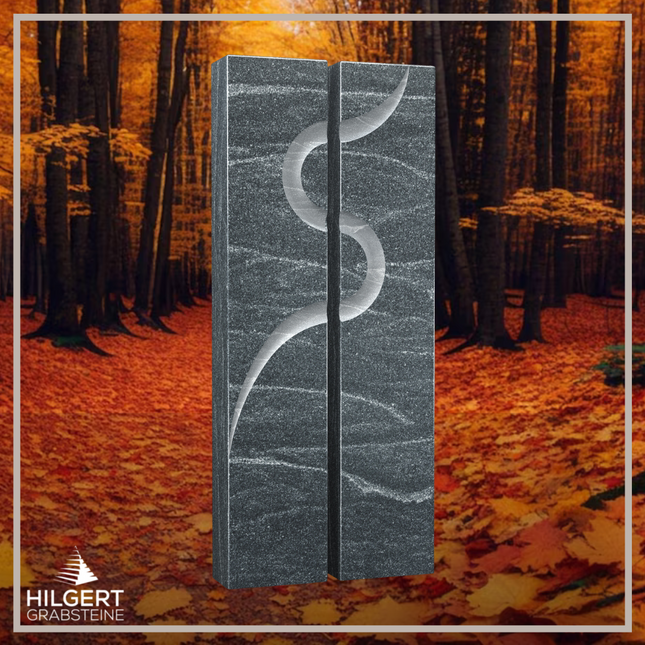 HO-LI-C040 | Hilgert Grabsteine | Stehender Grabstein aus Granit | auch als Urnengrabstein