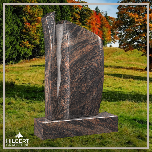 HO-LI-D153 | Hilgert Grabsteine | Stehender Grabstein aus Granit | auch als Urnengrabstein