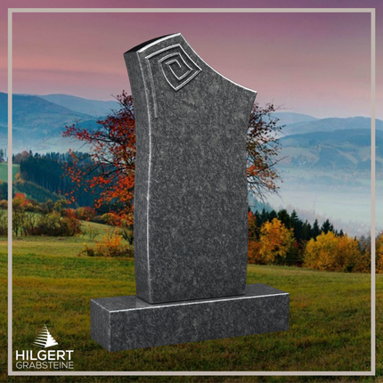 HO-LI-D154 | Hilgert Grabsteine | Stehender Grabstein aus Granit | auch als Urnengrabstein