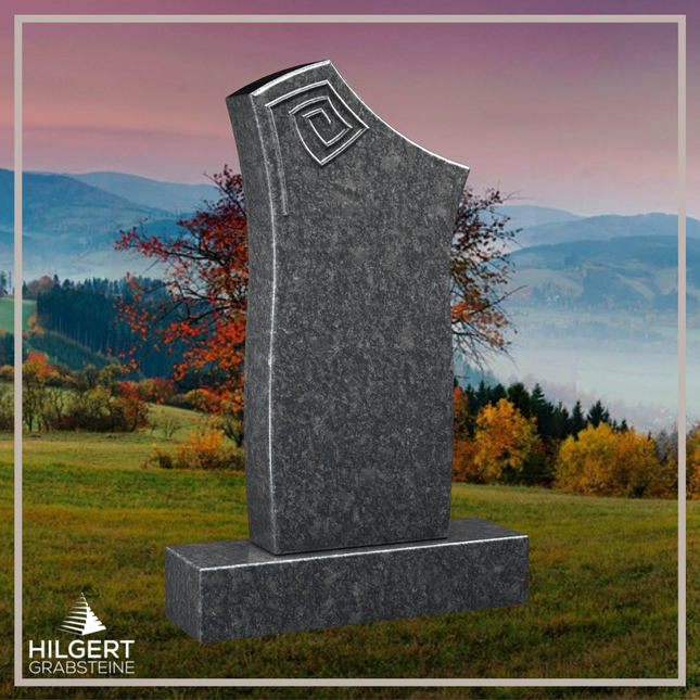 HO-LI-D154 | Hilgert Grabsteine | Stehender Grabstein aus Granit | auch als Urnengrabstein
