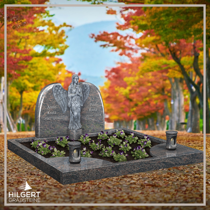 UR-LI-M005 | Hilgert Grabsteine | Stehender Grabstein aus Granit