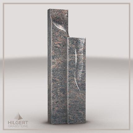 HO-LI-C043 | Hilgert Grabsteine | Stehender Grabstein aus Granit | auch als Urnengrabstein