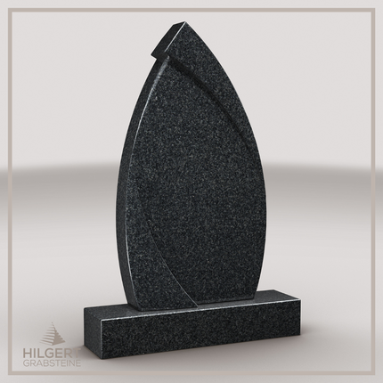 HO-LI-D180 | Hilgert Grabsteine | Stehender Grabstein aus Granit | auch als Urnengrabstein