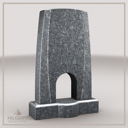HO-LI-C093 | Hilgert Grabsteine | Stehender Grabstein aus Granit | auch als Urnengrabstein
