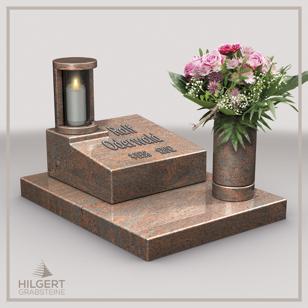 LI-LI-B113 | Hilgert Grabsteine | Liegender Grabstein | Granit