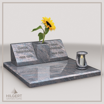 LI-LI-B115 | Hilgert Grabsteine | Liegender Grabstein | Granit