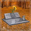 LI-LI-B115 | Hilgert Grabsteine | Liegender Grabstein | Granit