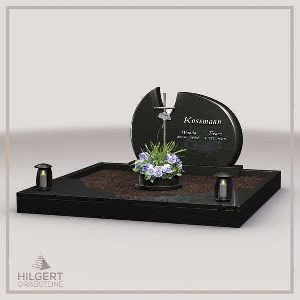 UR-LI-D202 | Hilgert Grabsteine | Stehender Grabstein aus Granit