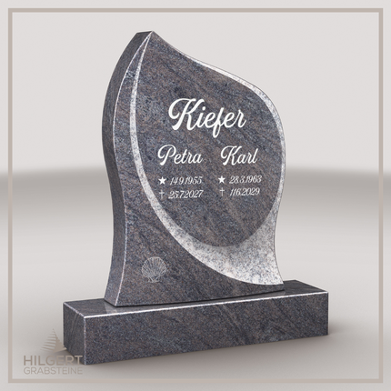 HO-LI-D183 | Hilgert Grabsteine | Stehender Grabstein aus Granit | auch als Urnengrabstein