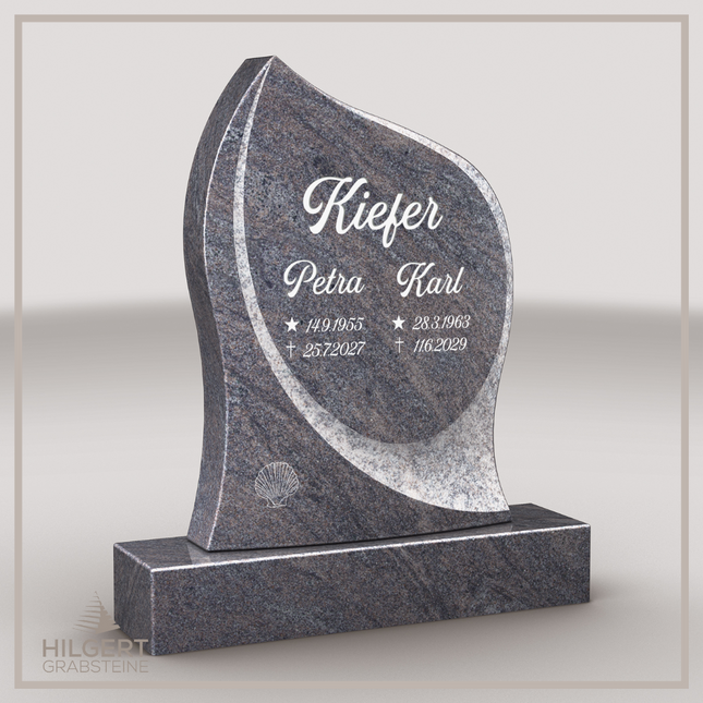 HO-LI-D183 | Hilgert Grabsteine | Stehender Grabstein aus Granit | auch als Urnengrabstein