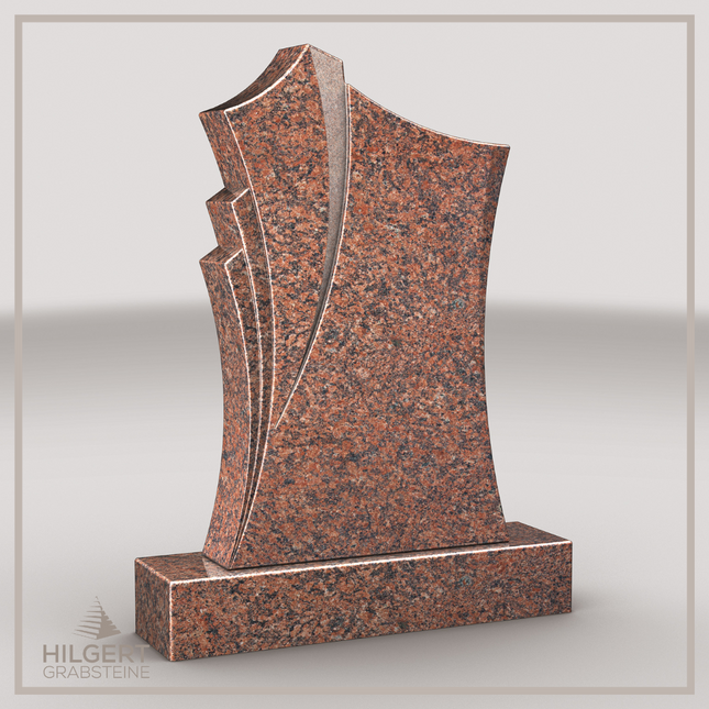 HO-LI-D184 | Hilgert Grabsteine | Stehender Grabstein aus Granit | auch als Urnengrabstein