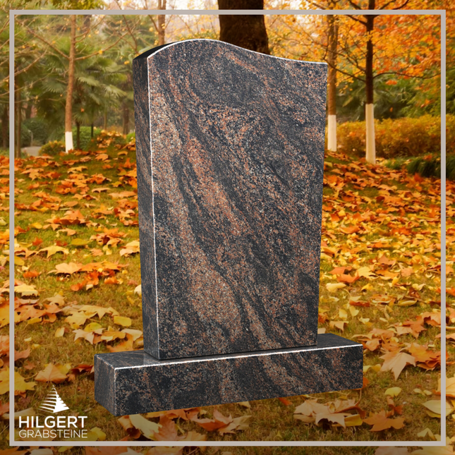 HO-LI-A001 | Hilgert Grabsteine | Stehender Grabstein aus Granit | auch als Urnengrabstein
