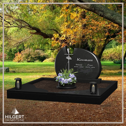 UR-LI-D202 | Hilgert Grabsteine | Stehender Grabstein aus Granit