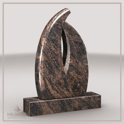 HO-LI-D194 | Hilgert Grabsteine | Stehender Grabstein aus Granit | auch als Urnengrabstein