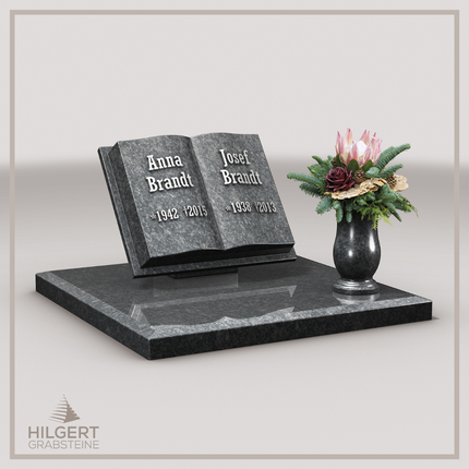 LI-LI-D022 | Hilgert Grabsteine | Liegender Grabstein | Granit