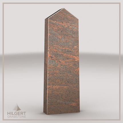 HO-LI-A024 | Hilgert Grabsteine | Stehender Grabstein aus Granit | auch als Urnengrabstein