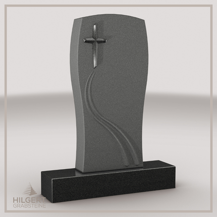 HO-LI-D195 | Hilgert Grabsteine | Stehender Grabstein aus Granit | auch als Urnengrabstein